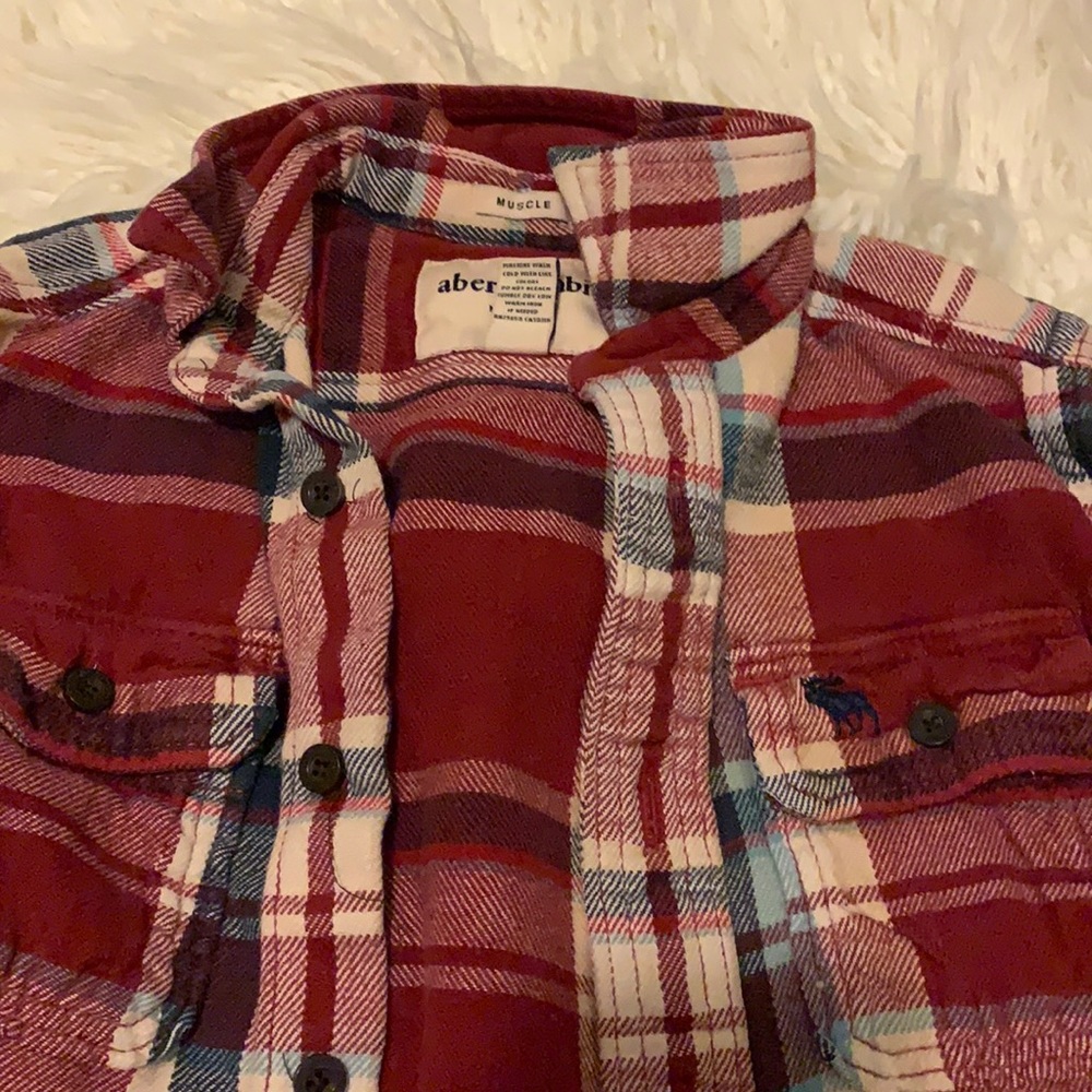 Abercrombie and Fitch Plaid Flannel Size L
